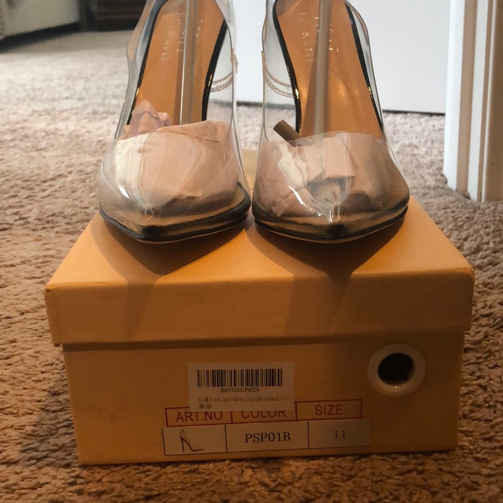 Transparent black base heel - Picture 5 of 6